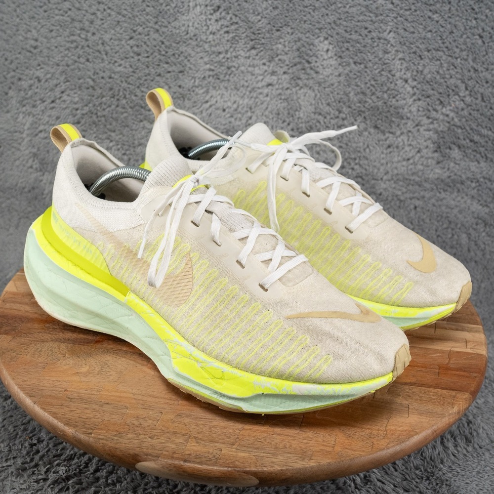 Nike ZoomX Invincible Run FK 3 White Volt DR2615-104 Size 12.5